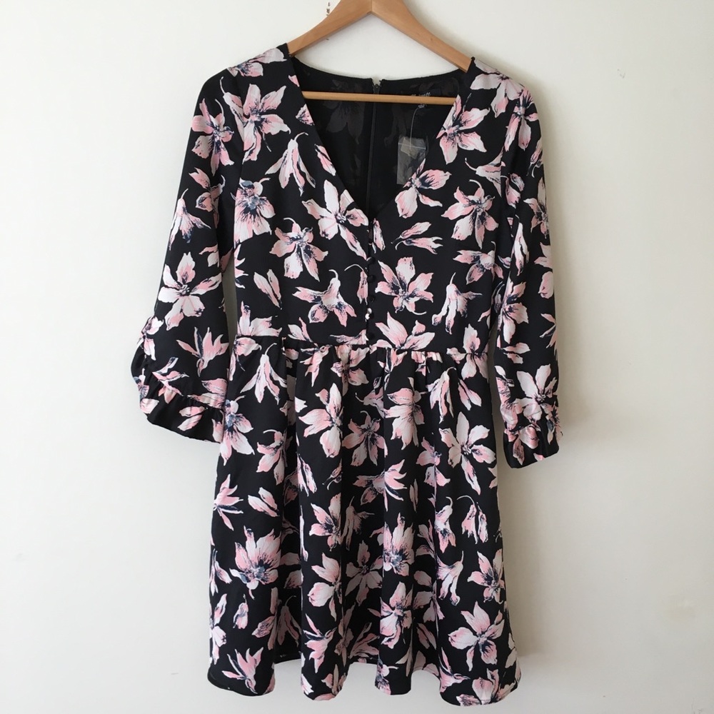 NEW Madewell Moonblossom Ruffle-Sleeve Dress - Picture 2 of 8